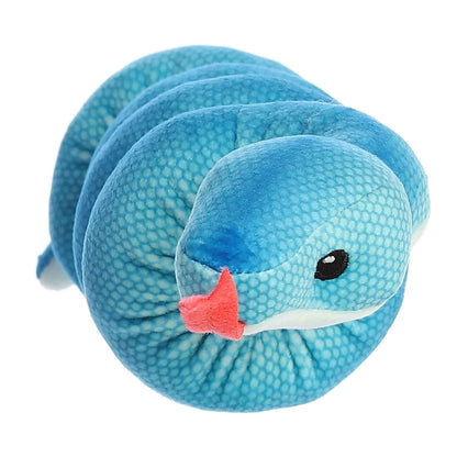 Aurora Wrist Wranglers Blue Pit Viper Snake Plush 8in