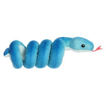Aurora Wrist Wranglers Blue Pit Viper Snake Plush 8in