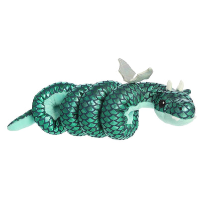Aurora Wrist Wranglers Viridian Dragon Plush 8in