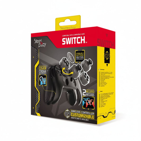 Steelplay Customisable Wireless Controller for Nintendo Switch, PC & Android
