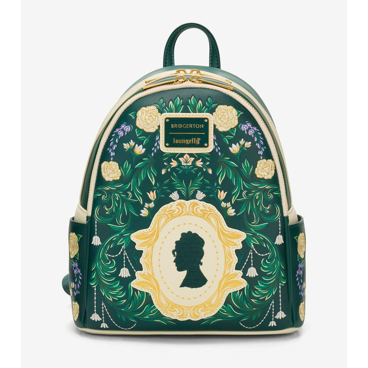 Loungefly Bridgerton Silhouette Floral Mini Backpack