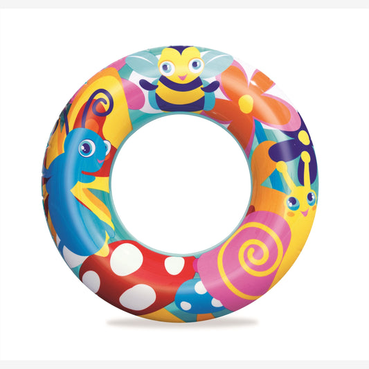 Bestway Designer Inflatable Swim Ring 56cm Assorted