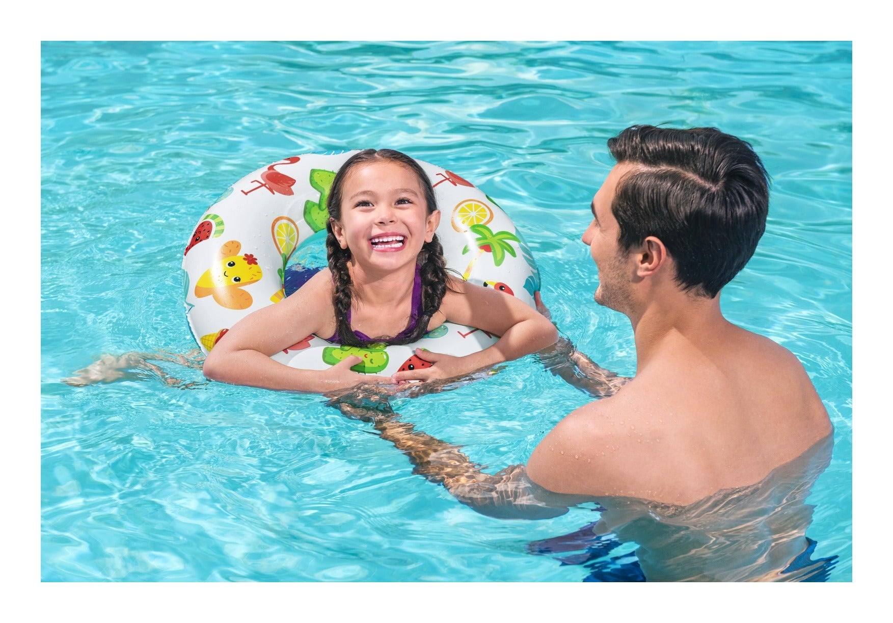 Bestway Sandy Shore 61cm Children's Swim Tube – Assorted Designs
