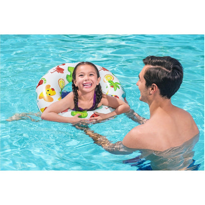 Bestway Sandy Shore 61cm Children's Swim Tube – Assorted Designs