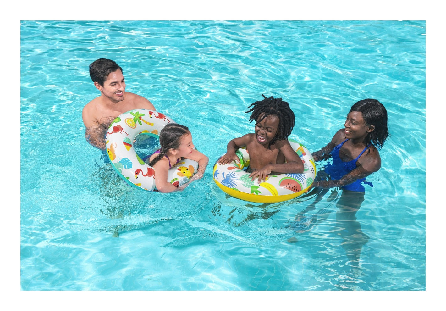 Bestway Sandy Shore 61cm Children's Swim Tube – Assorted Designs