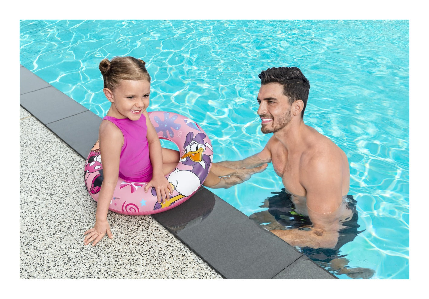 Bestway Disney Minnie Mouse 56cm Inflatable Swim Ring