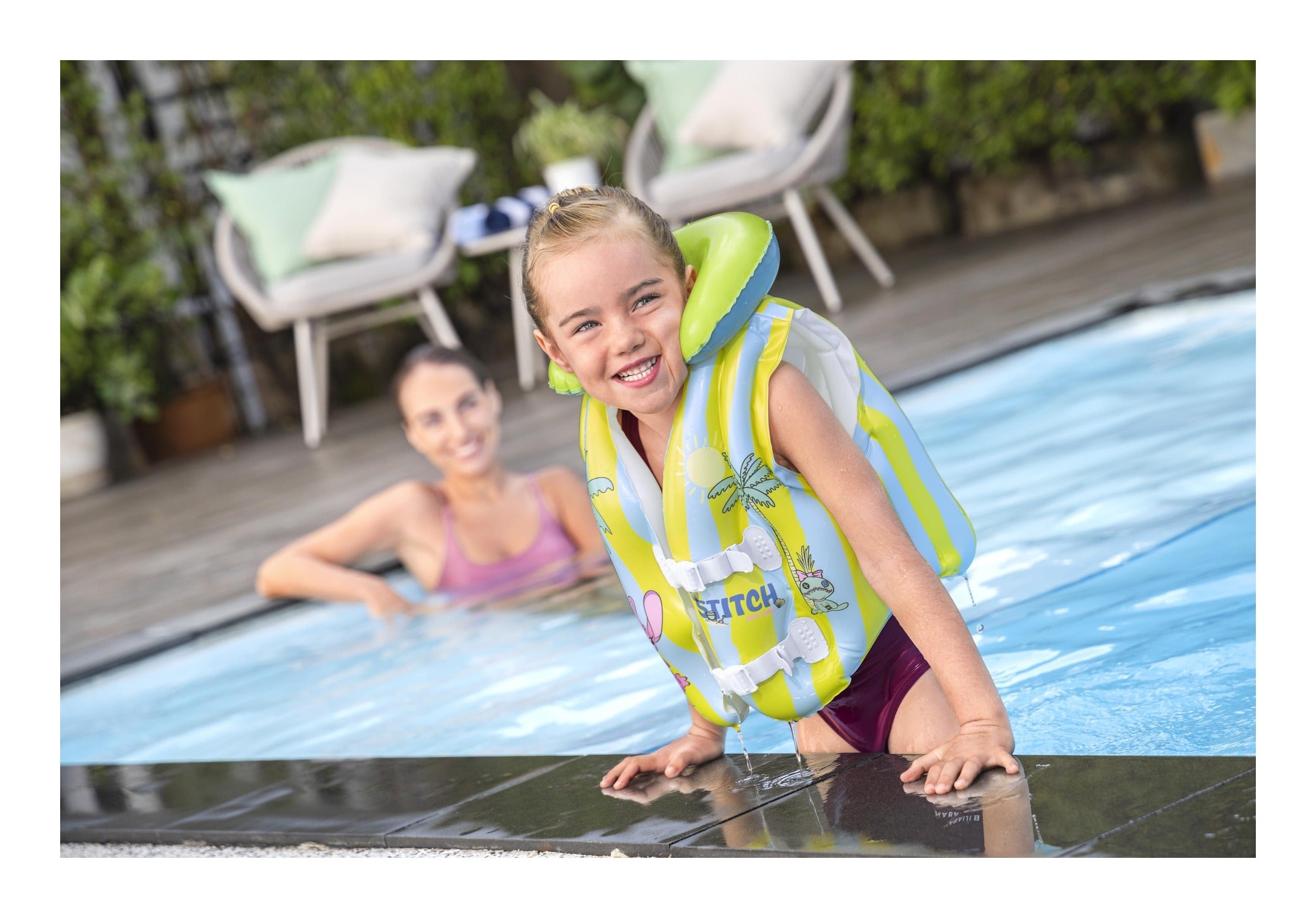 Bestway Disney Stitch Inflatable Swim Vest 3–6 Years