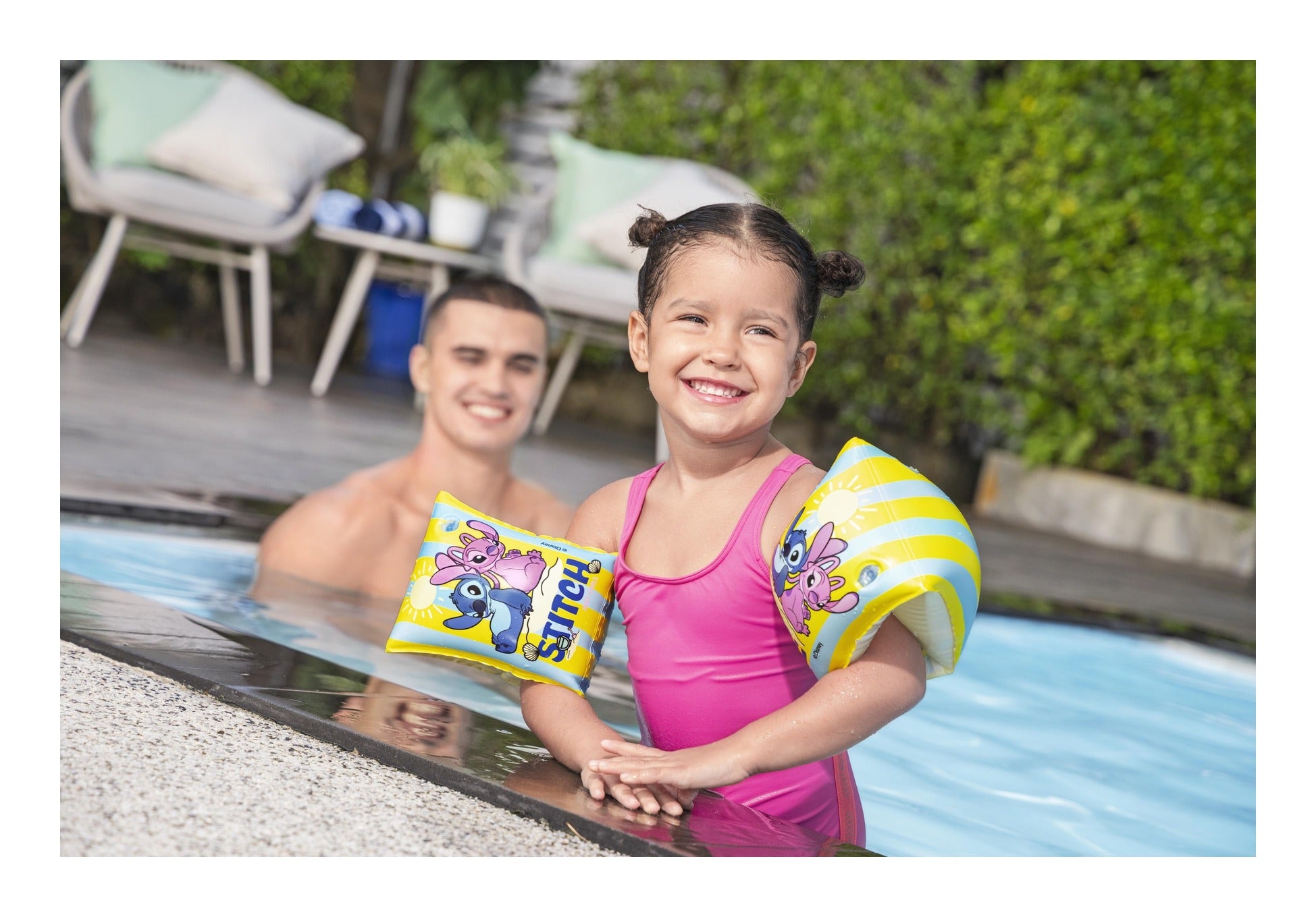 Bestway Disney Stitch Inflatable Swim Armbands 15 x 23cm