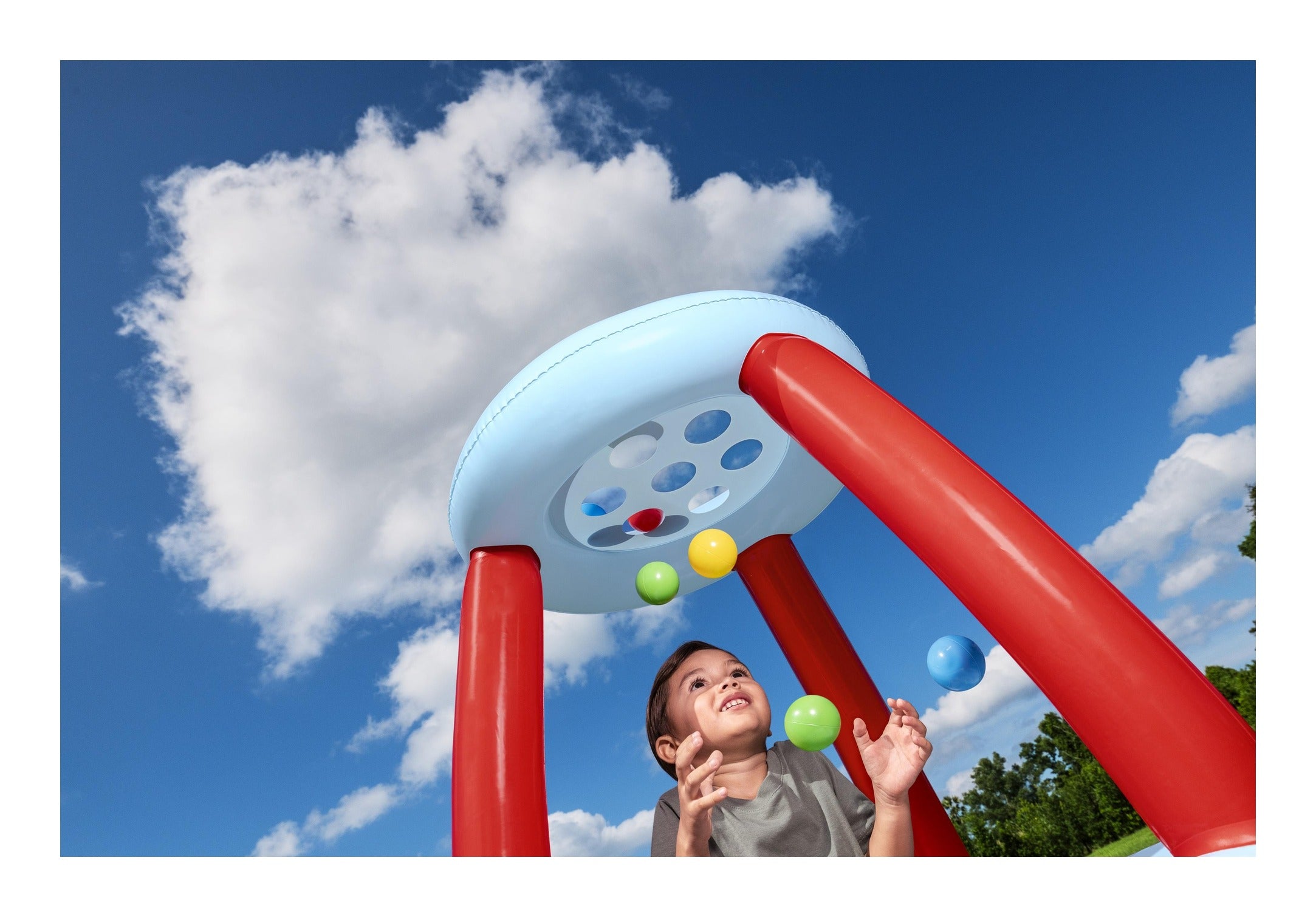 Fisher-Price Lil' Sunshine Inflatable Ball Pit with 15 Balls