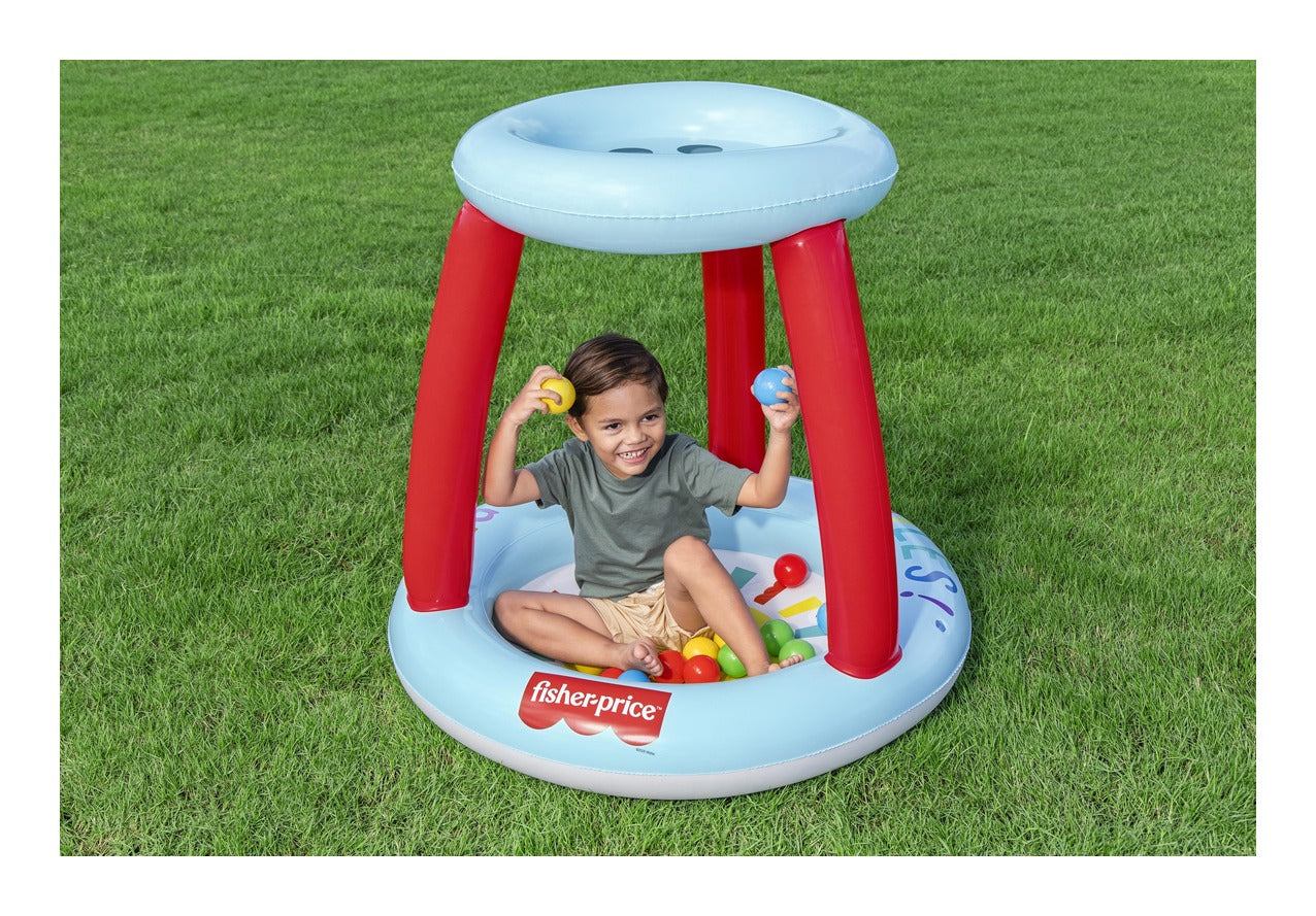 Fisher-Price Lil' Sunshine Inflatable Ball Pit with 15 Balls