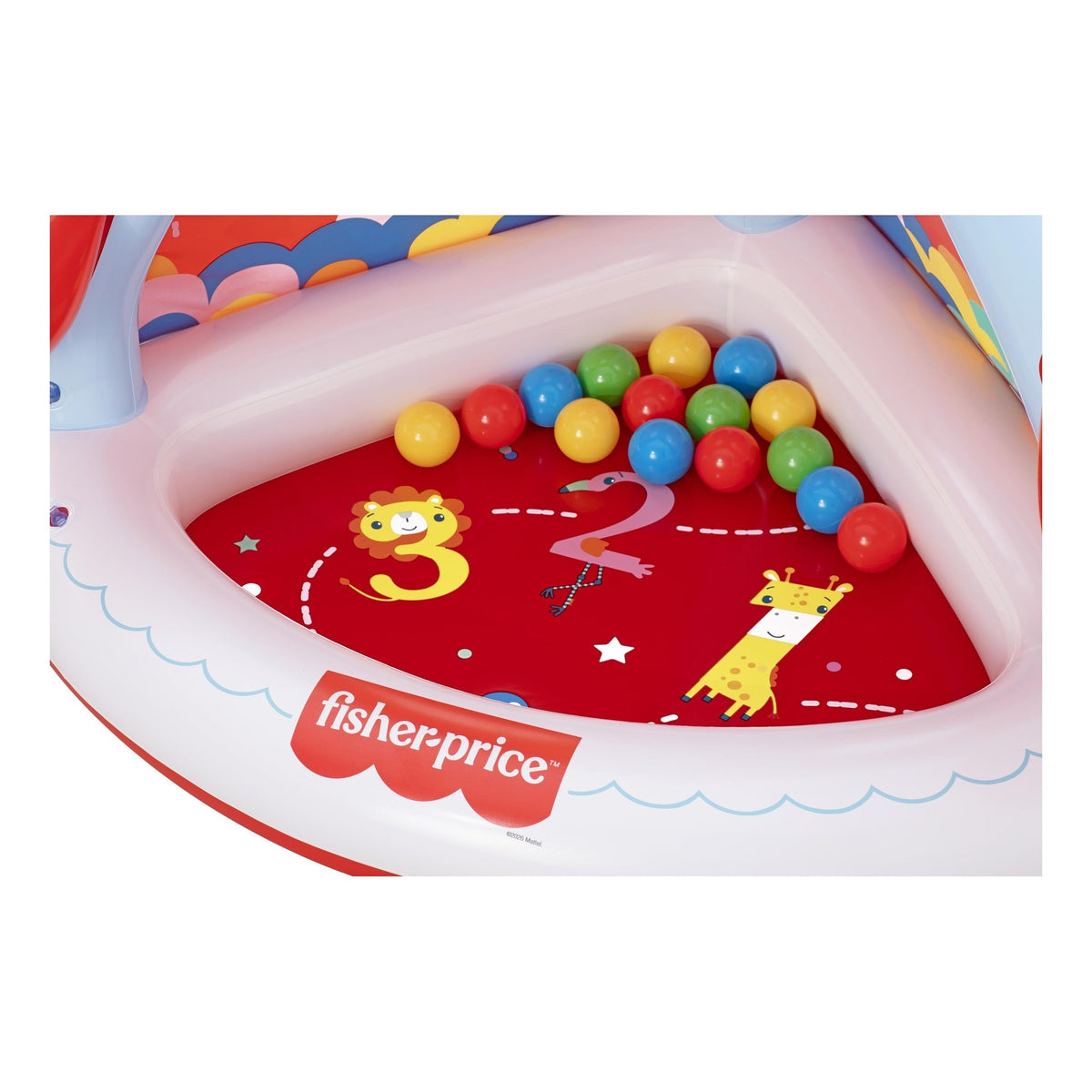 Fisher-Price Rocket Pals Inflatable Ball Pit with 15 Balls