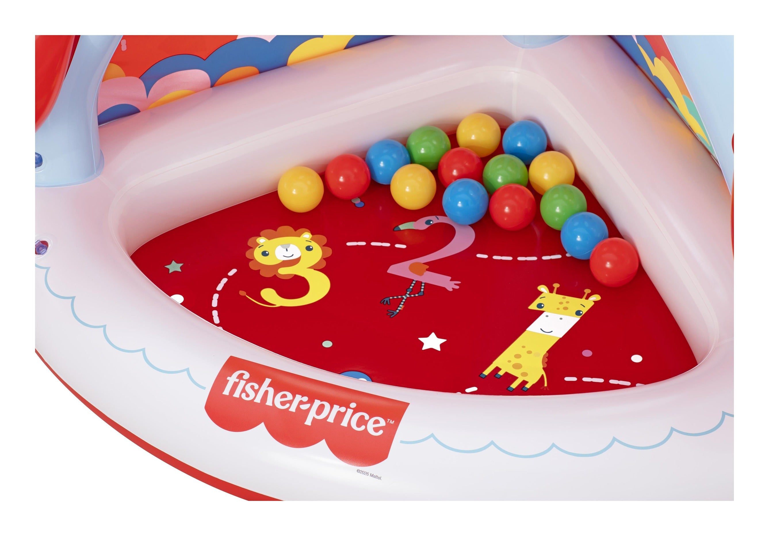 Fisher-Price Rocket Pals Inflatable Ball Pit with 15 Balls