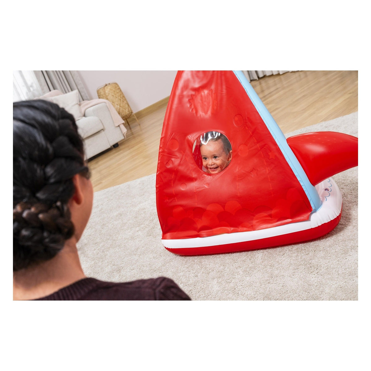 Fisher-Price Rocket Pals Inflatable Ball Pit with 15 Balls