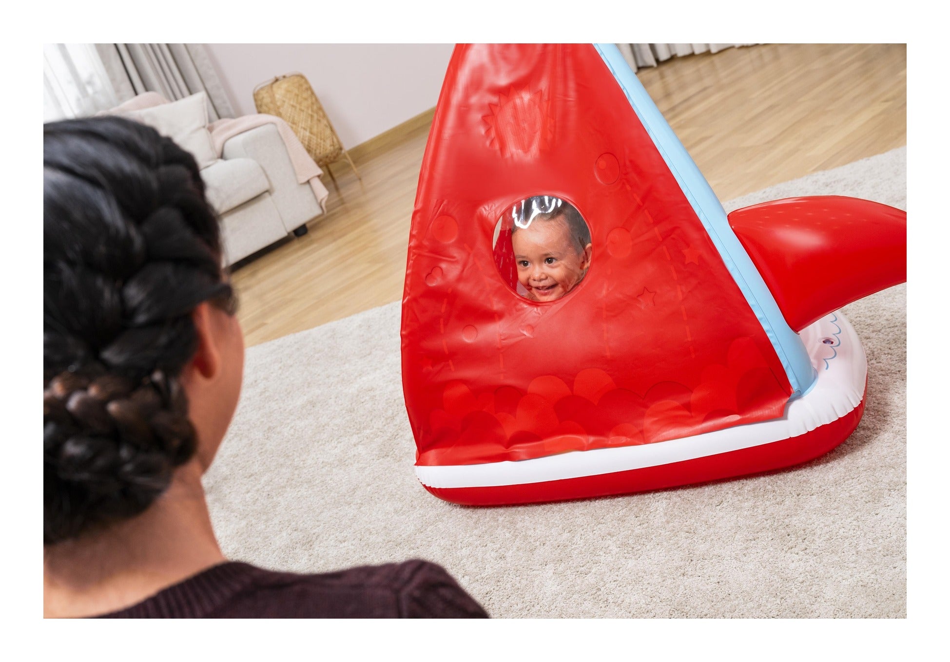 Fisher-Price Rocket Pals Inflatable Ball Pit with 15 Balls