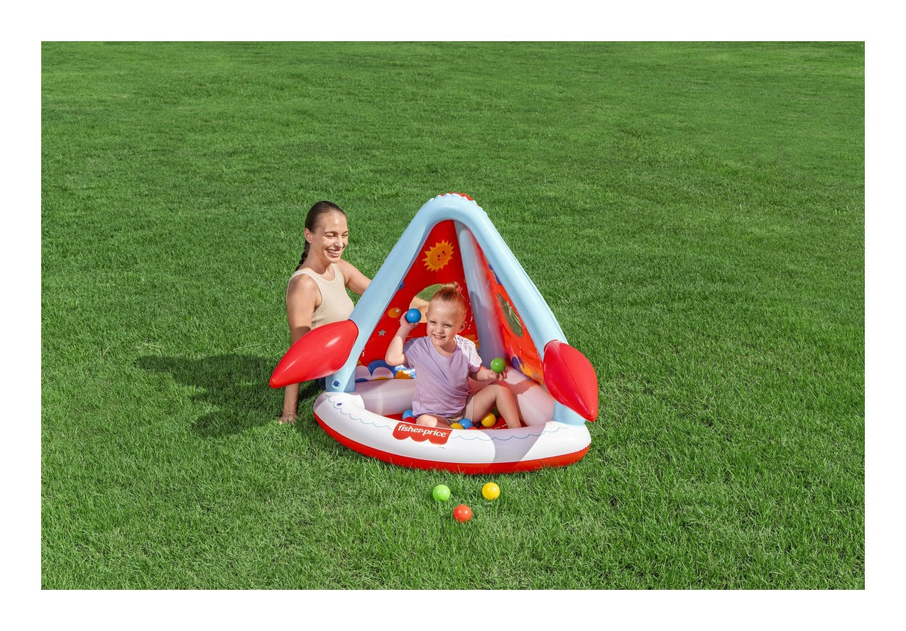 Fisher-Price Rocket Pals Inflatable Ball Pit with 15 Balls
