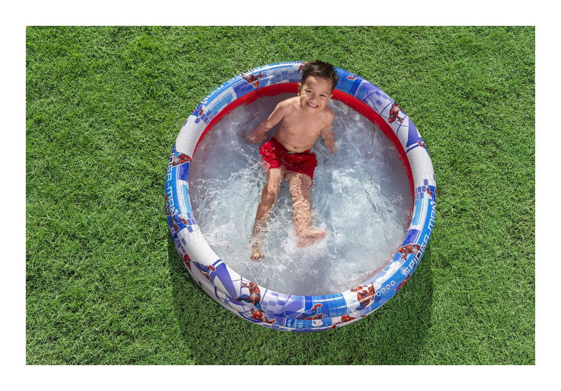 Bestway Marvel Spider-Man 1.22m 3-Ring Inflatable Pool