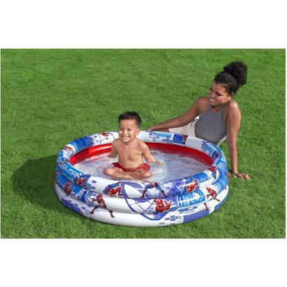 Bestway Marvel Spider-Man 1.22m 3-Ring Inflatable Pool