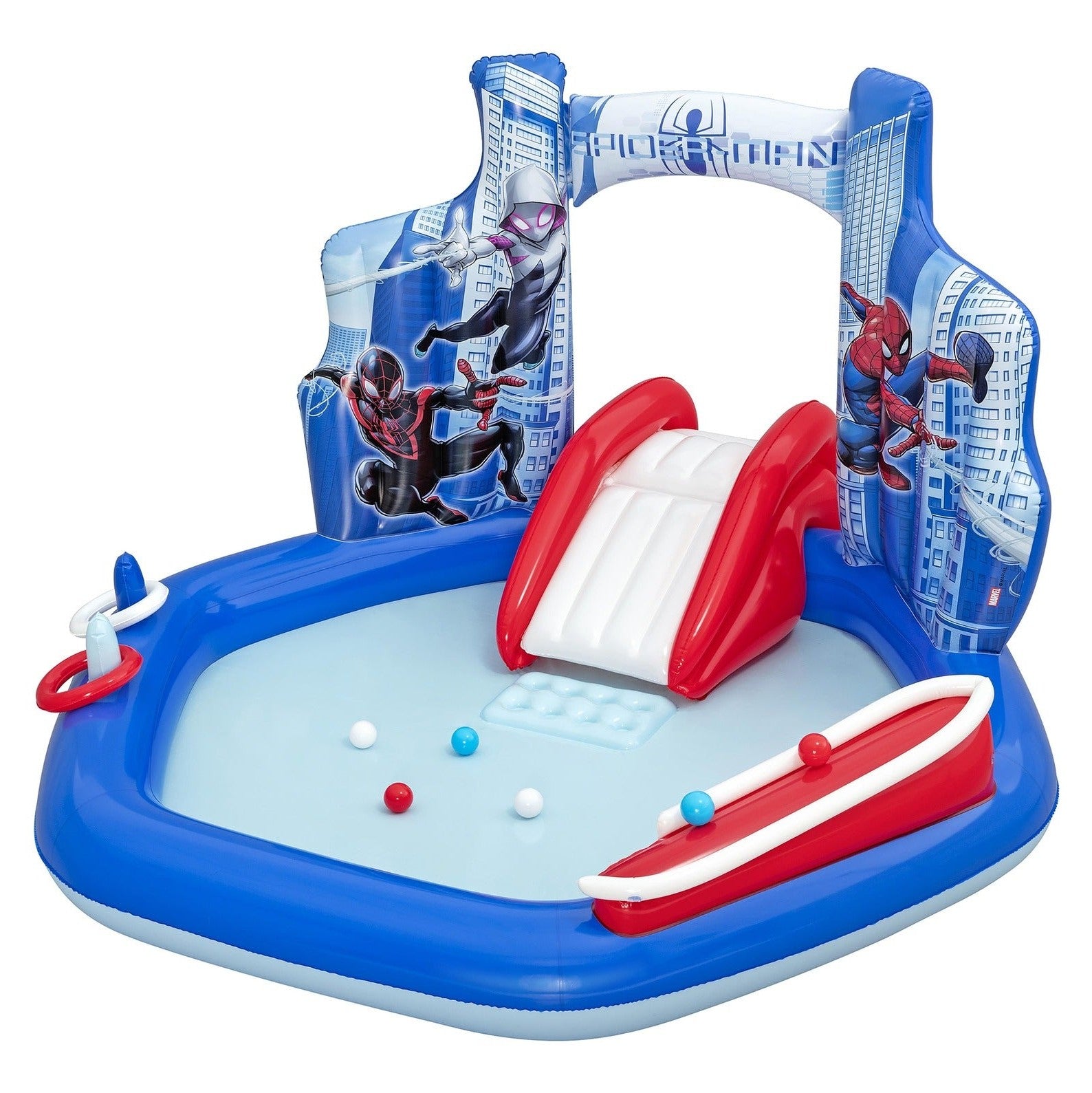 Bestway Marvel Spider-Man Inflatable Play Centre with Slide