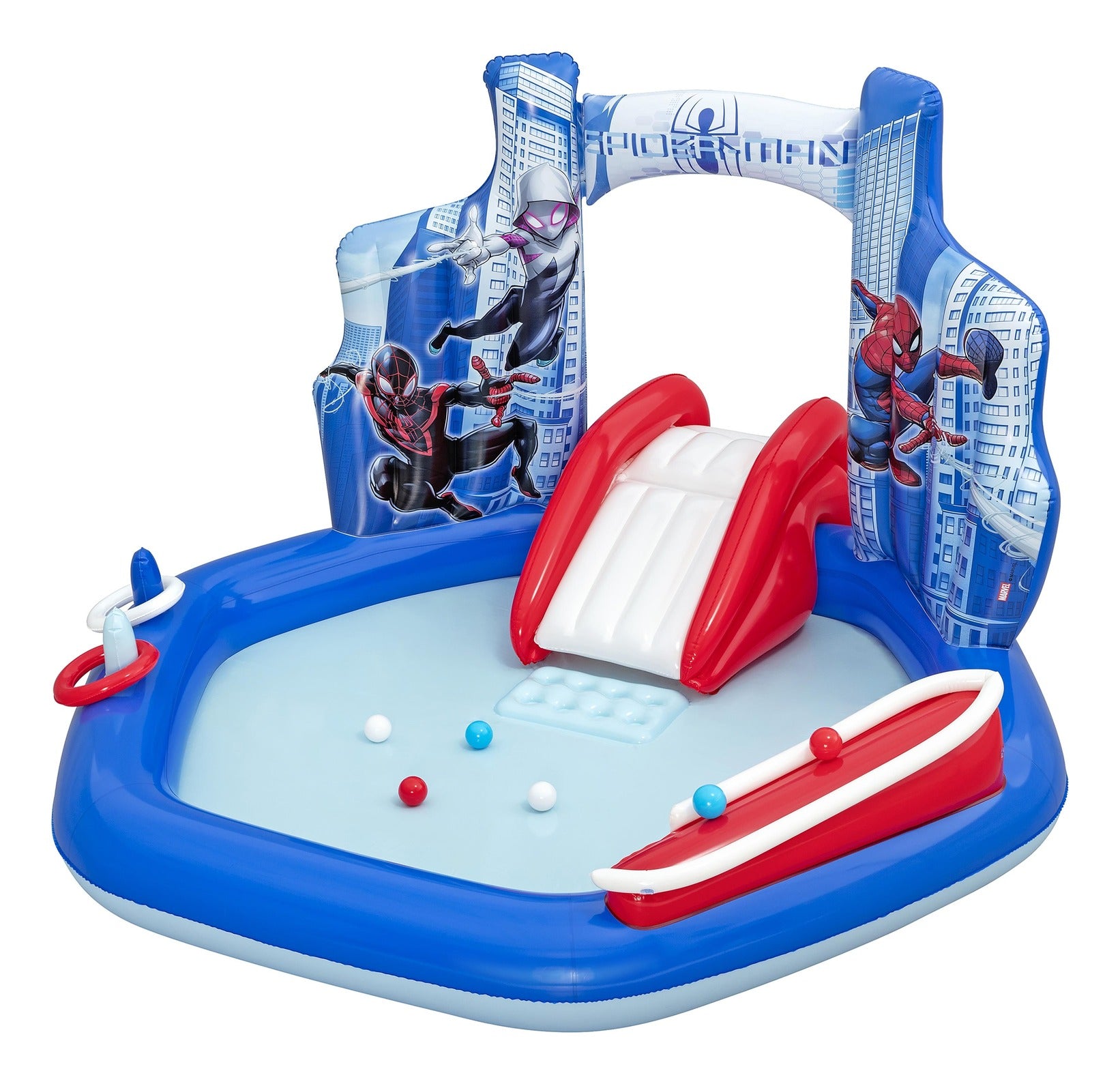 Bestway Marvel Spider-Man Inflatable Play Centre with Slide