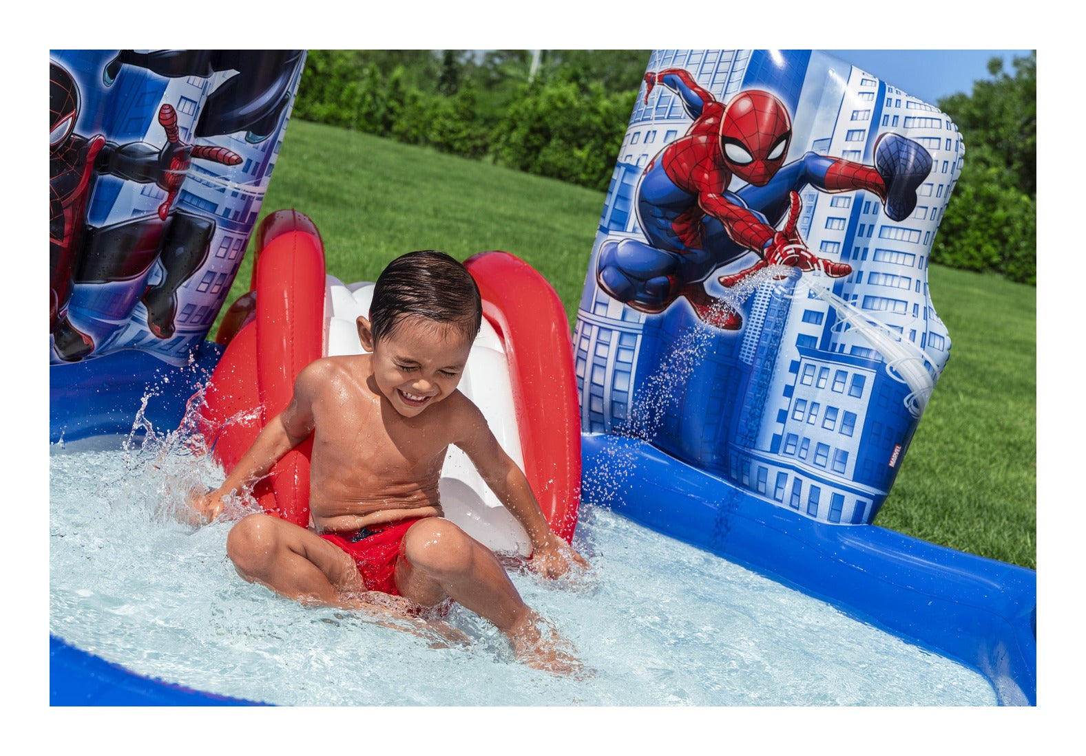 Bestway Marvel Spider-Man Inflatable Play Centre with Slide