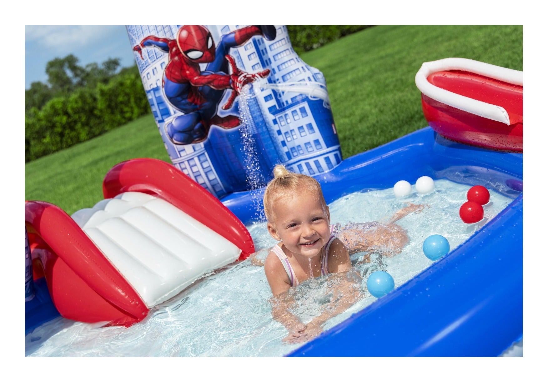 Bestway Marvel Spider-Man Inflatable Play Centre with Slide