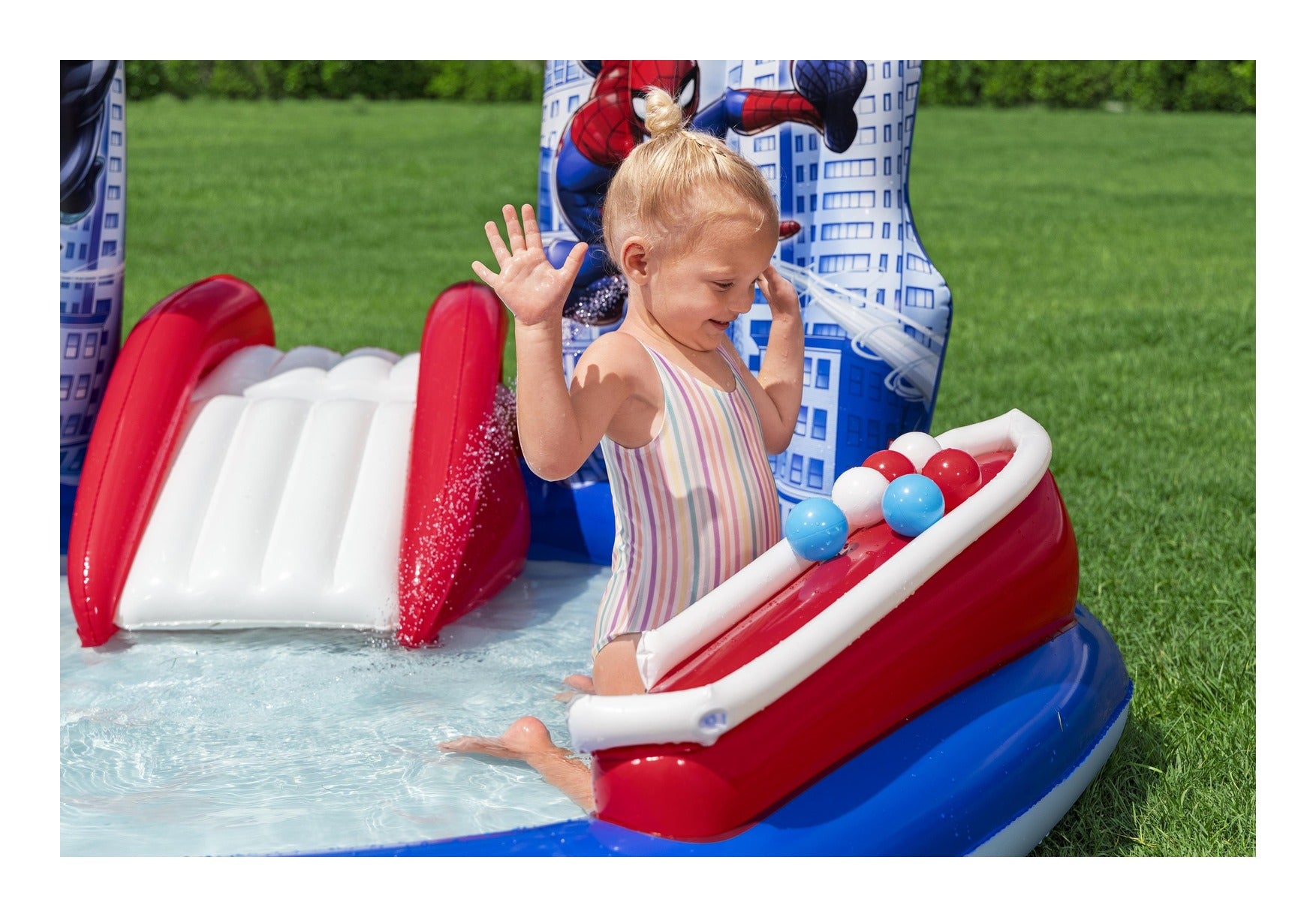 Bestway Marvel Spider-Man Inflatable Play Centre with Slide