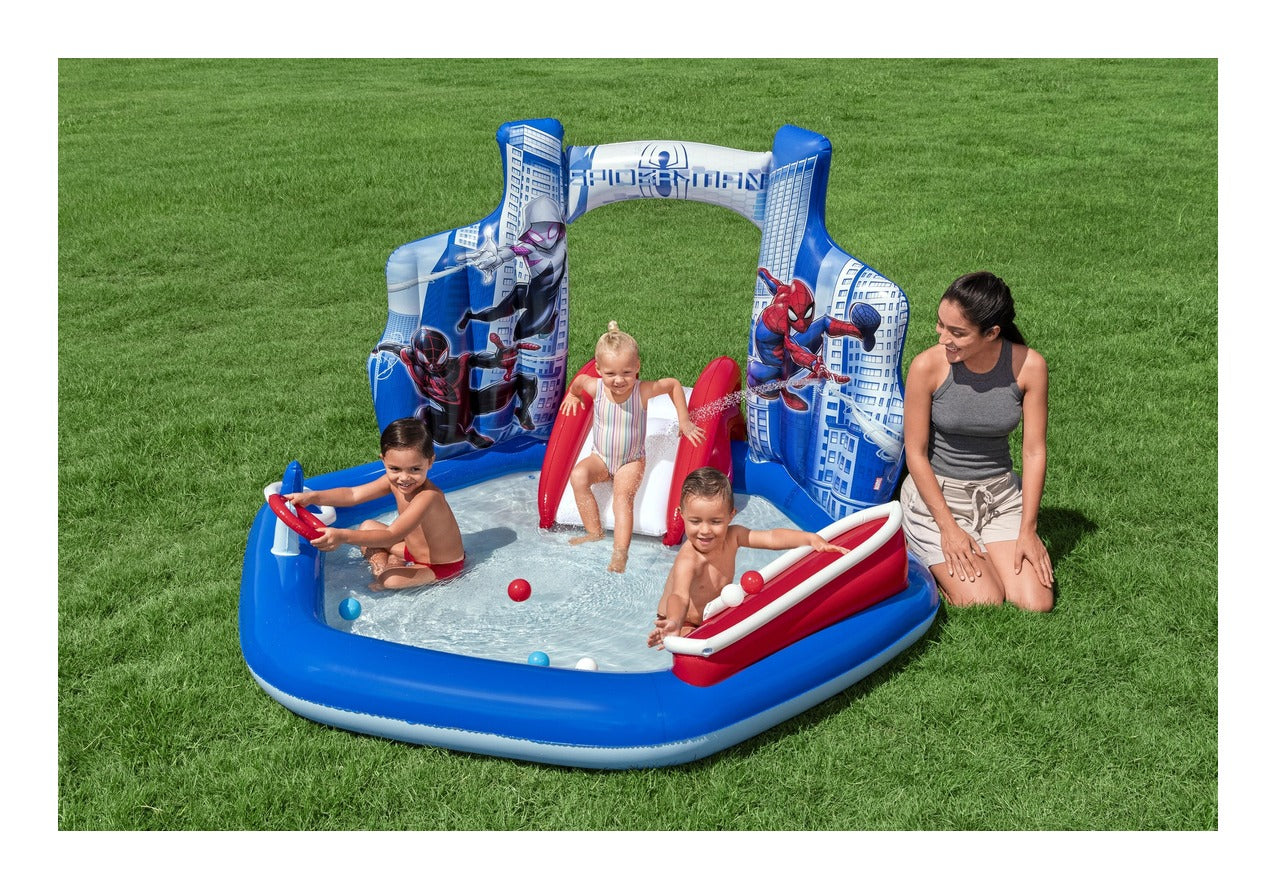 Bestway Marvel Spider-Man Inflatable Play Centre with Slide