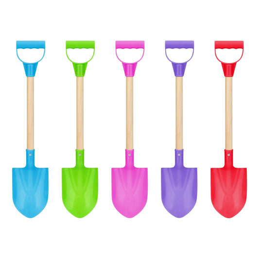 Yello 22-Inch Wooden Shaft Medium Super Spade – Assorted Colours