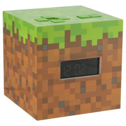 Paladone Minecraft Grass Block Alarm Clock