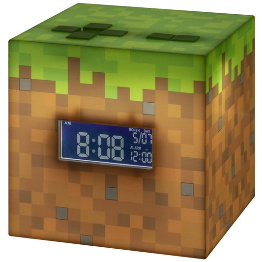 Paladone Minecraft Grass Block Alarm Clock