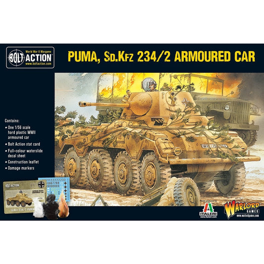 Bolt Action Puma Sd.Kfz. 234/2 Armoured Car