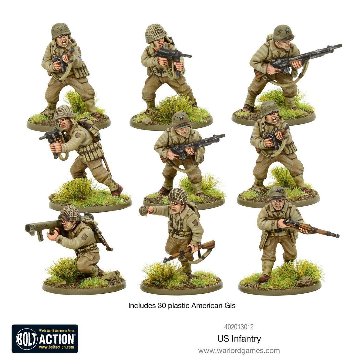 Bolt Action US Infantry Platoon – WWII American GIs