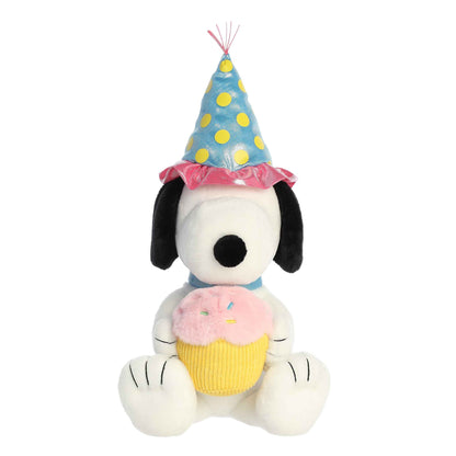 Aurora Peanuts Birthday Snoopy 12in Plush