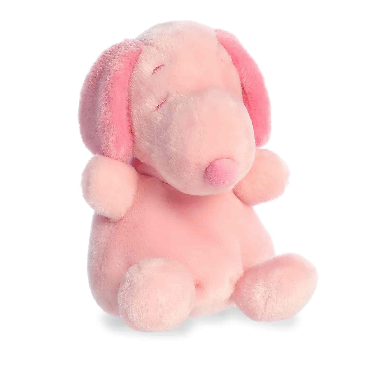 Aurora Palm Pals Peanuts Spring Snoopy Pink Plush