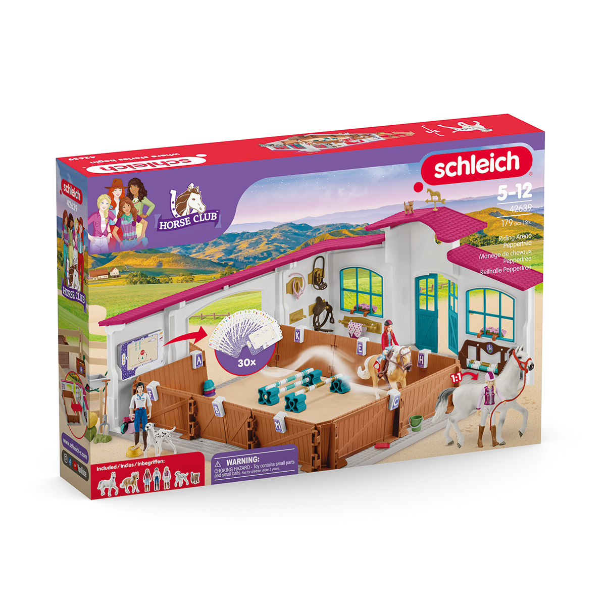 Schleich Horse Club Riding Arena Peppertree Playset 42639