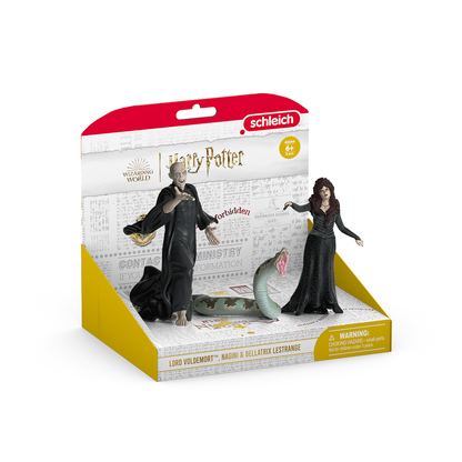 Schleich Harry Potter Lord Voldemort, Nagini & Bellatrix Lestrange Figure Set