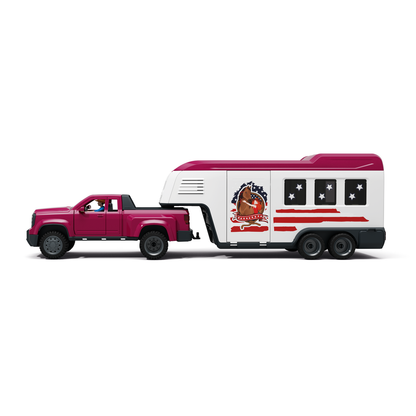 Schleich Horse Club Dually Truck and Horse Trailer Set