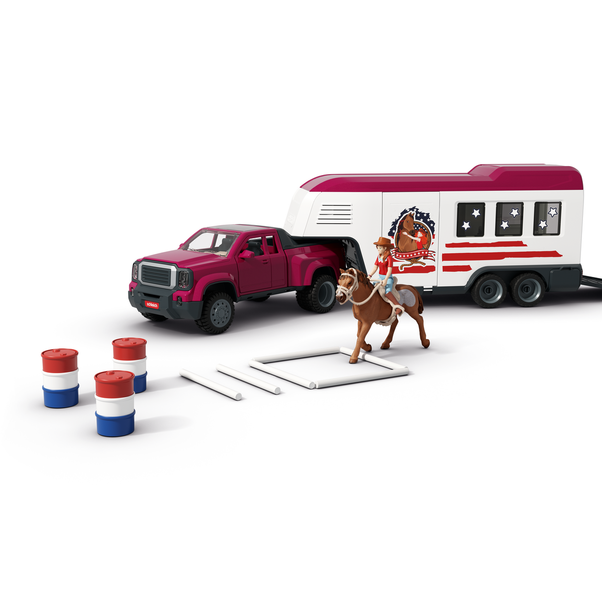 Schleich Horse Club Lakeside Truck and Trailer Playset