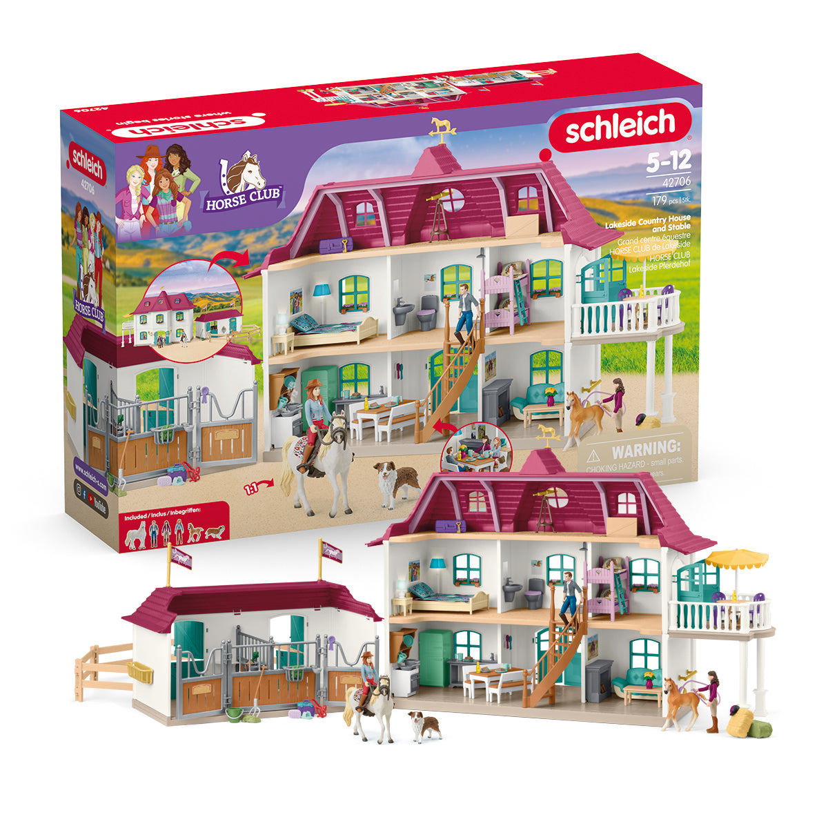 Schleich HORSE CLUB Lakeside Country House and Stable