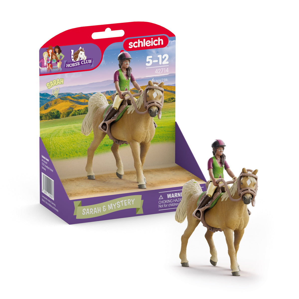 Schleich Horse Club Sarah & Mystery Horse and Rider Set