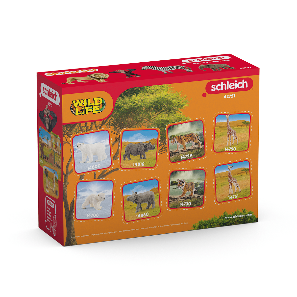 Schleich Wild Life Africa Starter Set – 4 Animal Figures