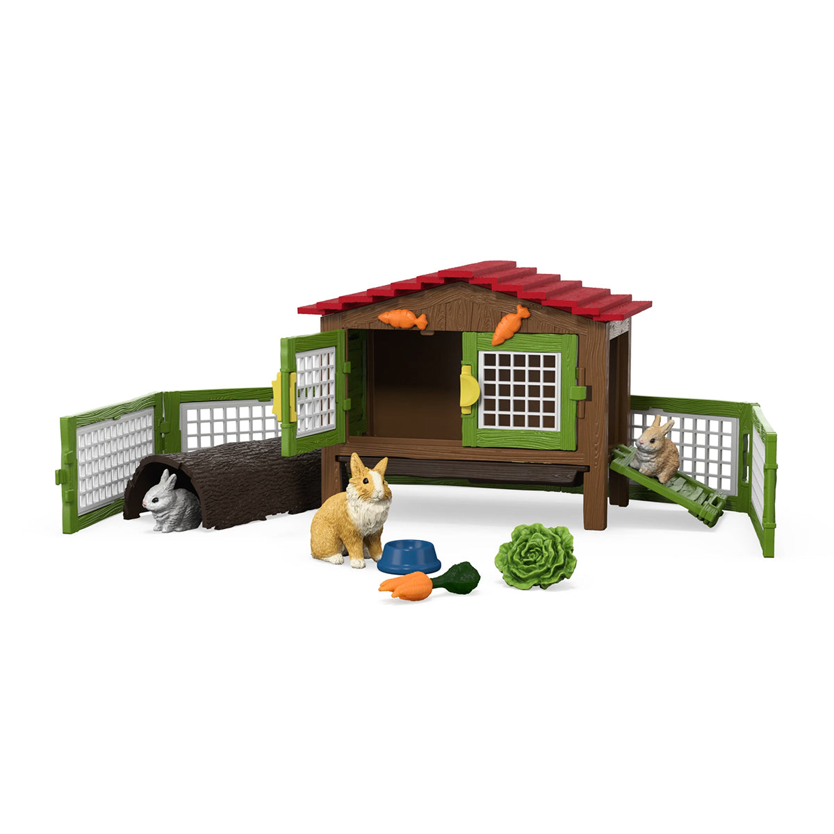 Schleich FARM WORLD Rabbit Hutch Playset 42728