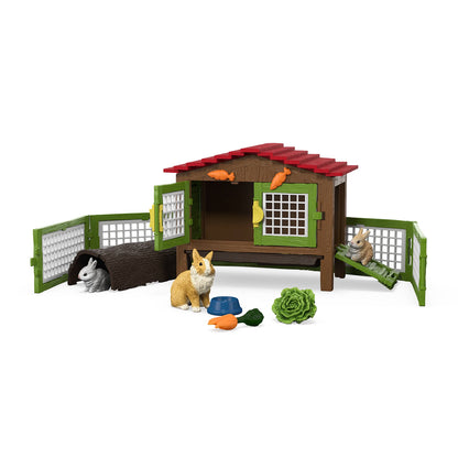 Schleich FARM WORLD Rabbit Hutch Playset 42728