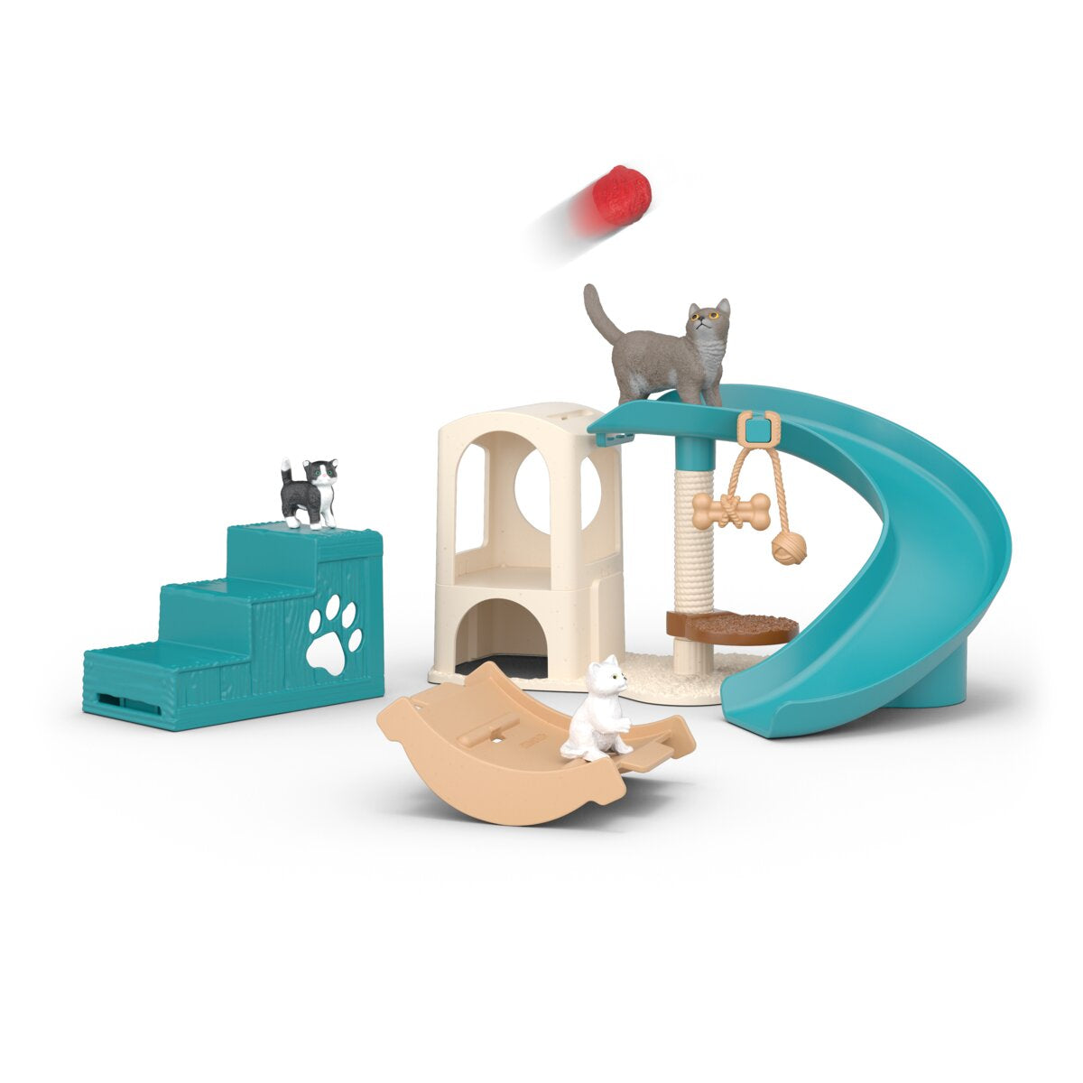 Schleich Farm World Playfun for Cats Playset