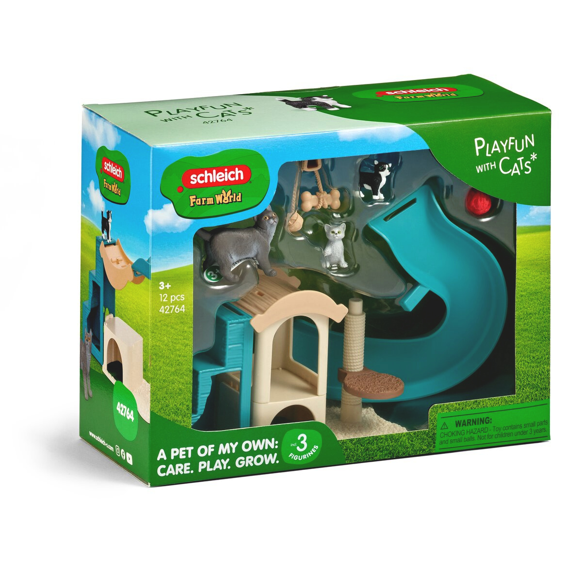 Schleich Farm World Playfun for Cats Playset
