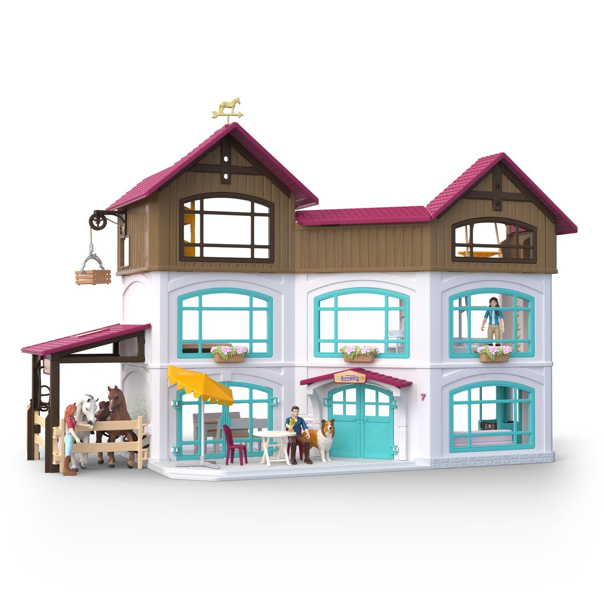 Schleich HORSE CLUB Lakeside Villa & Paddock Playset