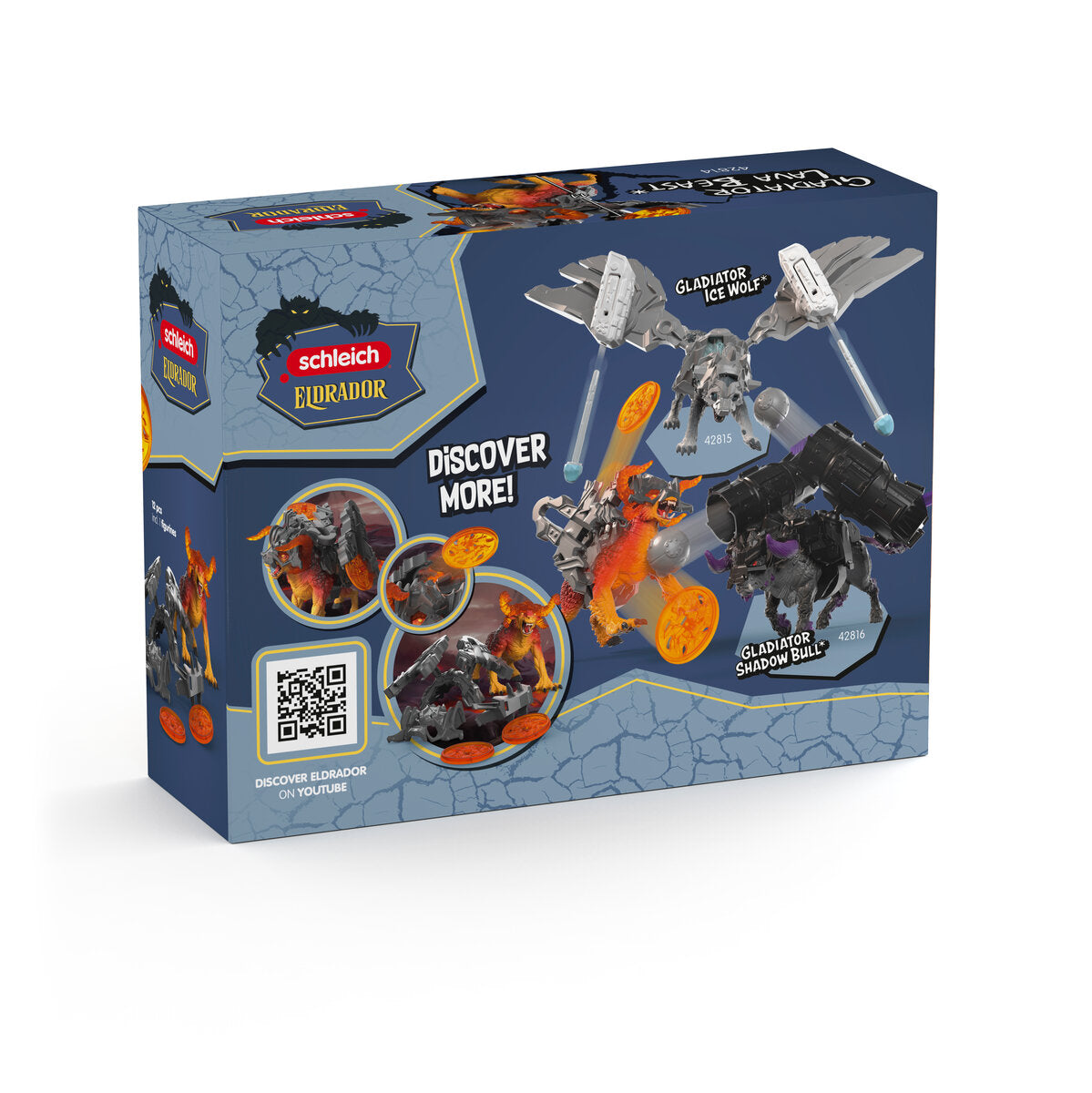 Schleich ELDRADOR Creatures Gladiator Lava Beast Action Figure Set