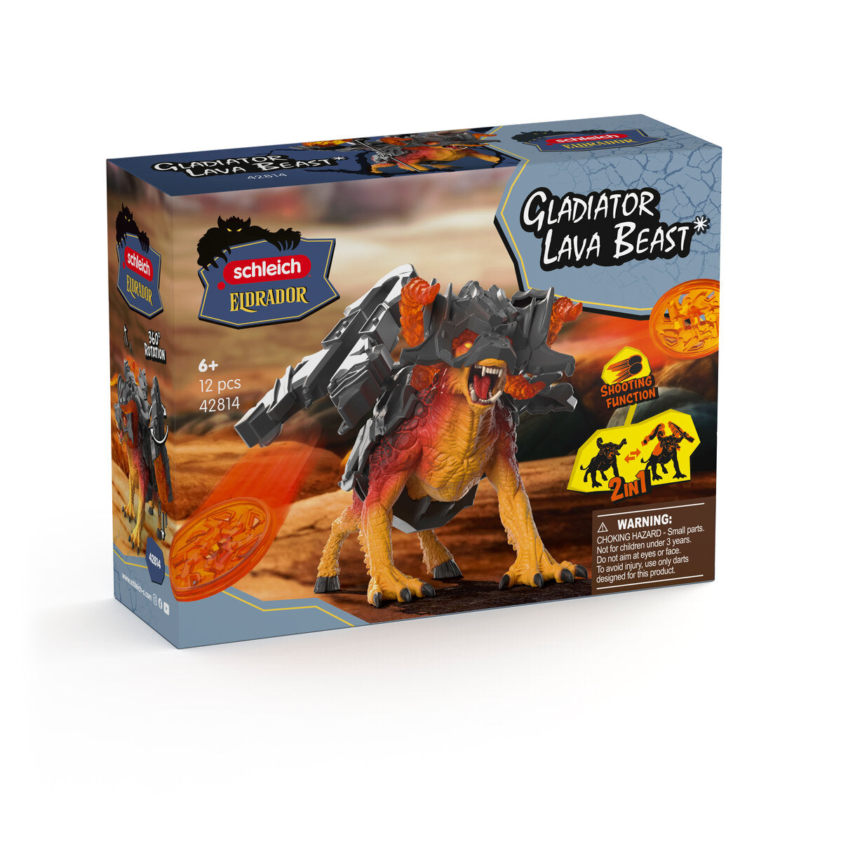 Schleich ELDRADOR Creatures Gladiator Lava Beast Figure