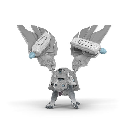 Schleich ELDRADOR Creatures Ice Wolf Gladiator Toy Figure