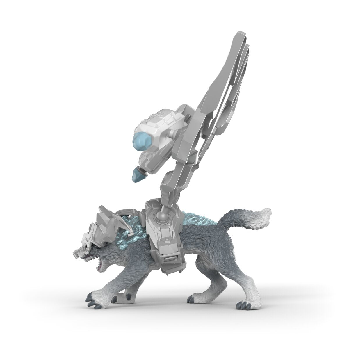 Schleich ELDRADOR Creatures Ice Wolf Gladiator Toy Figure